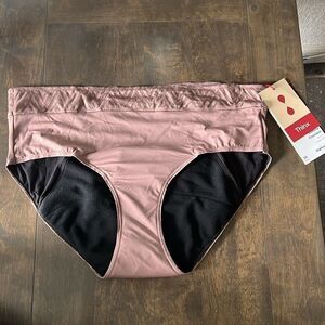 NWT Thinx Period Underwear Moderate Flow
Hiphugger Style